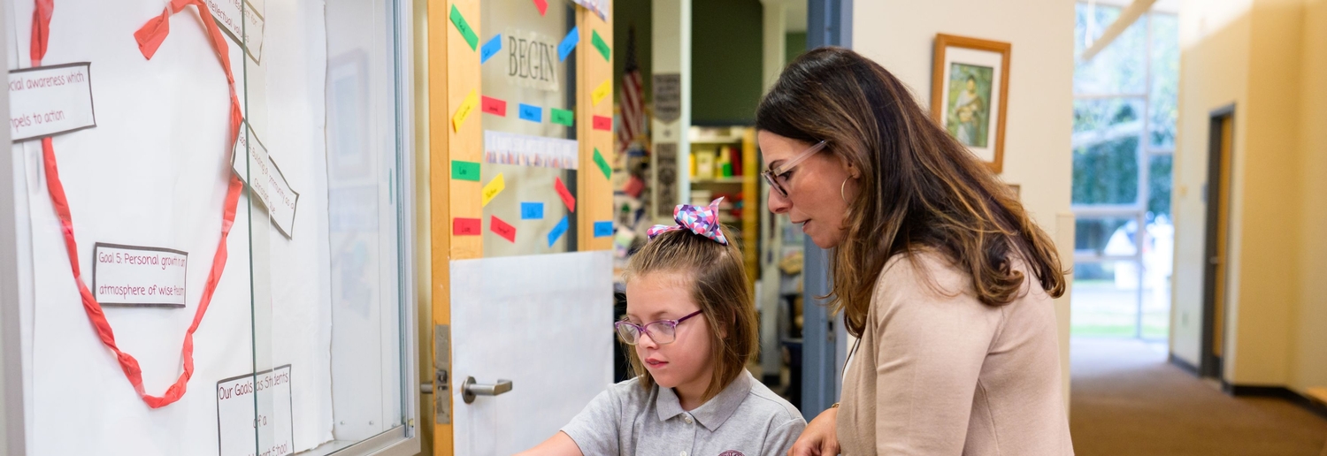 Mrs. Foster and Student