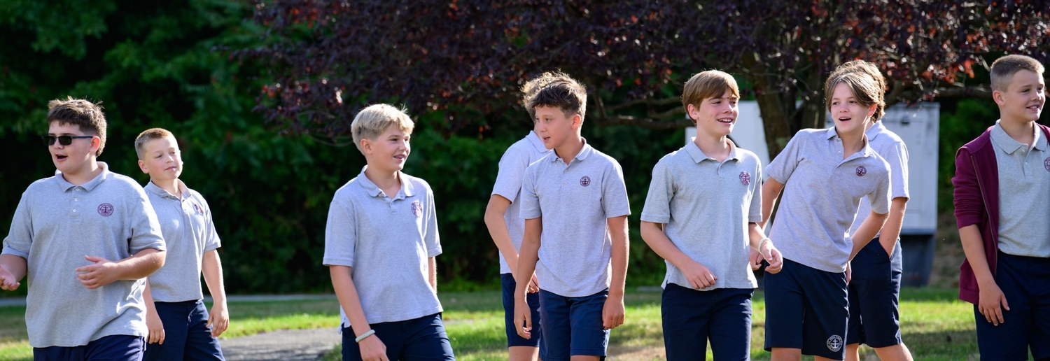 Middle School Boys Outside